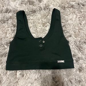 Bombshell Sportswear Sports Bra (Olive Green)